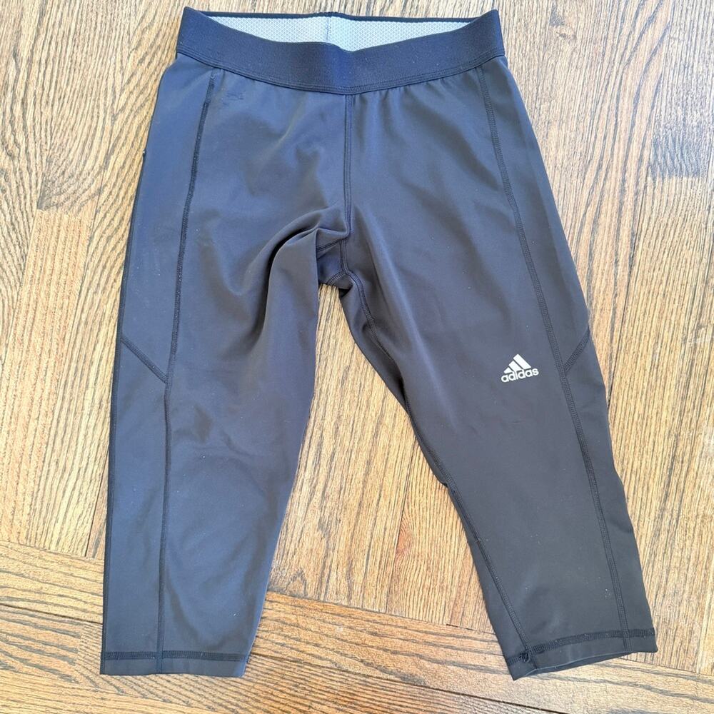 Adidas Climalite Techfit Compression Capri Running pants athletic women small